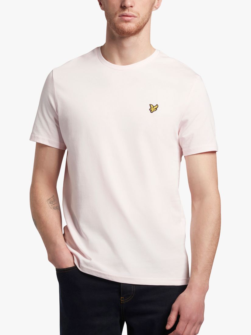 Lyle And Scott T-shirt Mid Pink Marl,tee,mens,crew neck
