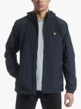 Lyle & Scott Lightweight Zip Hooded Jacket, Z865 Jet Black