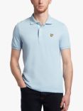 Lyle & Scott Short Sleeve Polo Shirt, W487 Light Blue