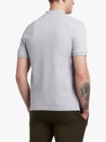 Lyle & Scott Short Sleeve Polo Shirt, D24 Light Grey Marl