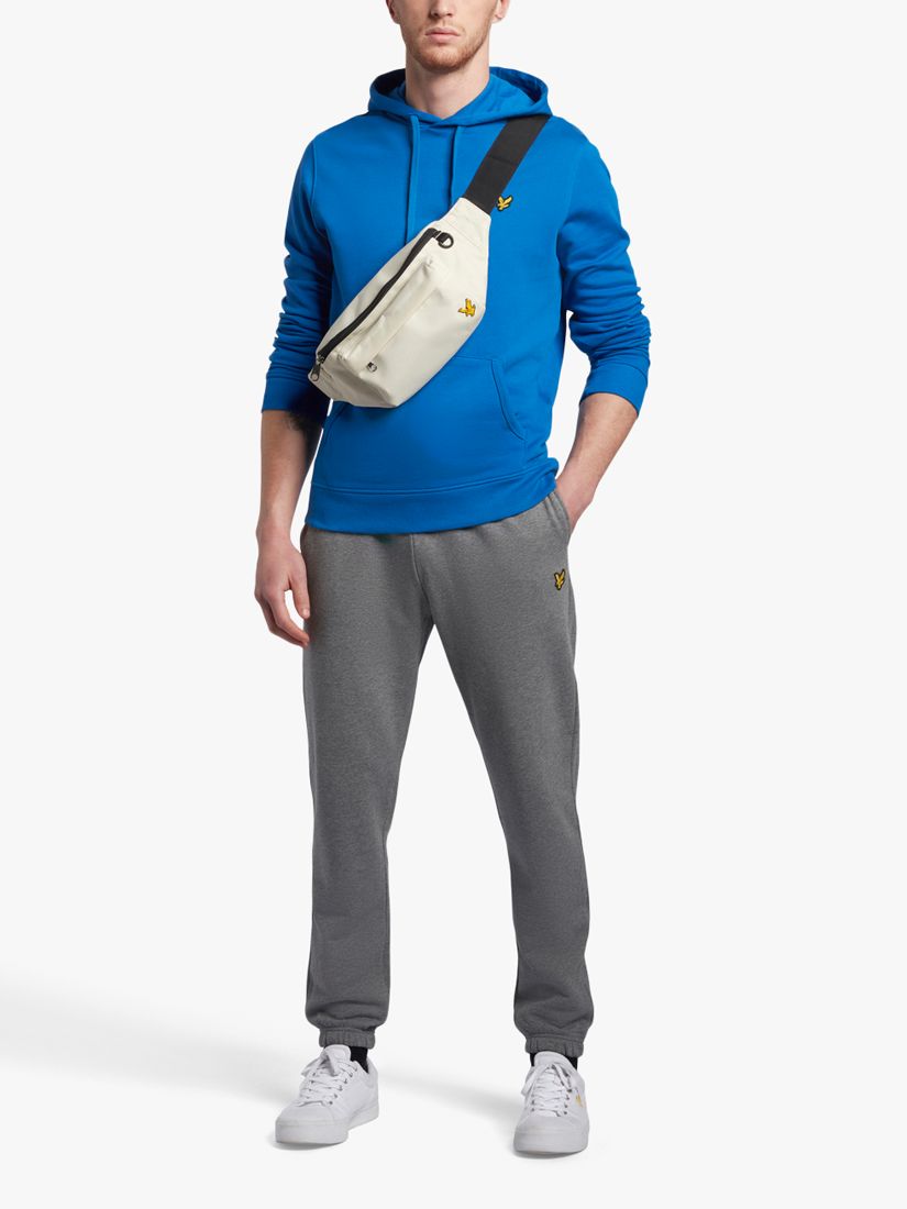 Lyle & Scott Pullover Hoodie, Bright Blue at John Lewis & Partners