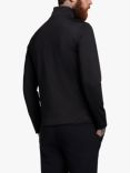 Lyle & Scott Tech 1/4 Zip Midlayer Top, Jet Black