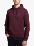 Lyle & Scott Pullover Hoodie, Burgundy