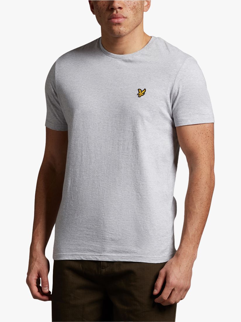 Light Grey Marl Crew Neck T-Shirt