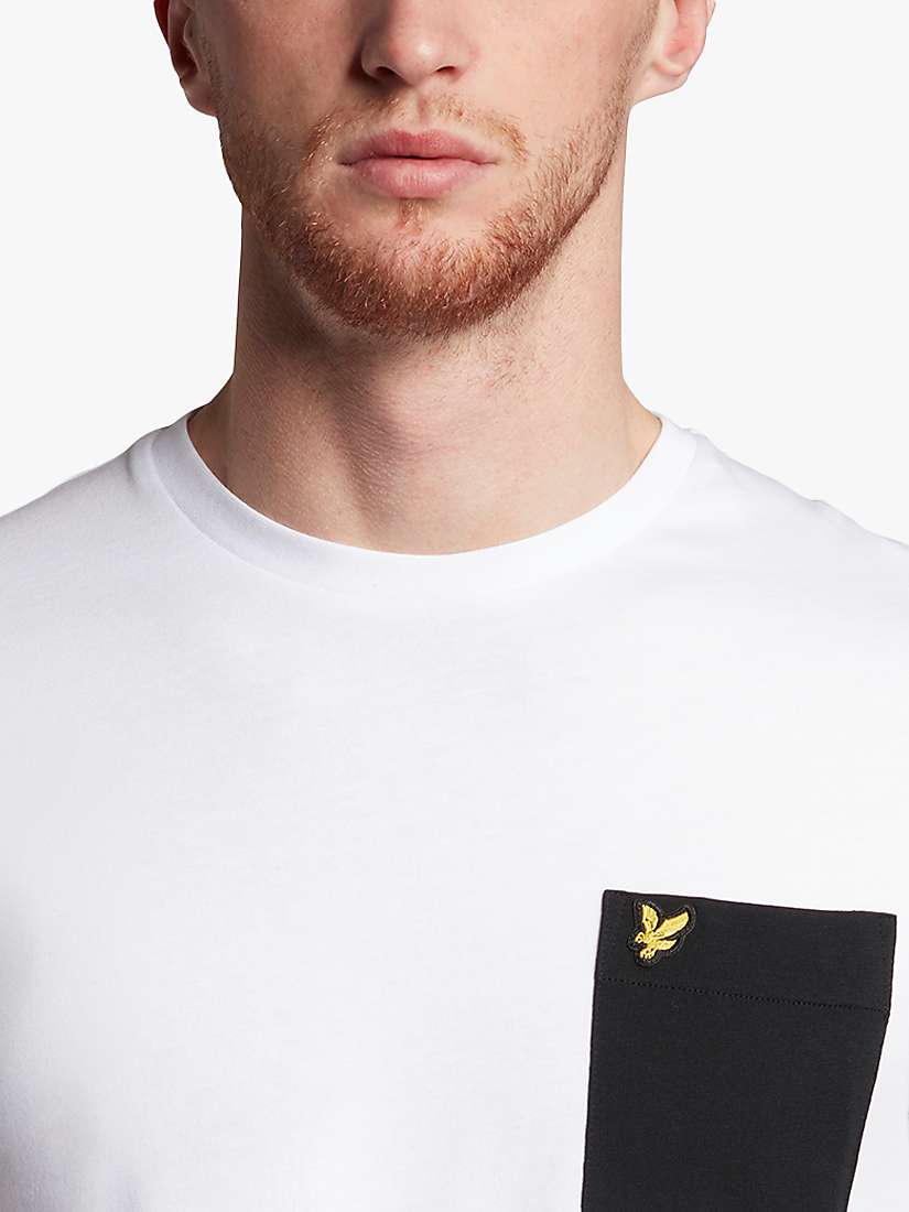 Buy Lyle & Scott Relaxed Cotton Contrast Chest Pocket T-Shirt Online at johnlewis.com