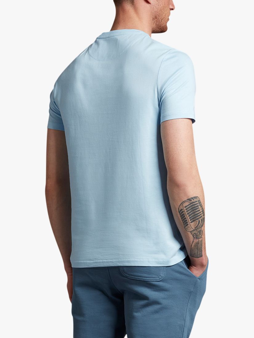 Lyle & Scott Plain Crew Neck T-Shirt, Light Blue, XS