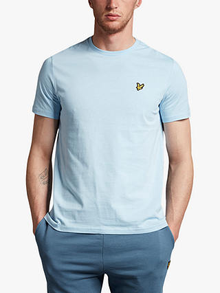 Lyle & Scott Plain Crew Neck T-Shirt, Light Blue