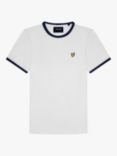 Lyle & Scott Ringer T-Shirt, White/Navy