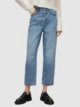 AllSaints Debbie Ankle Grazer Jeans, Indigo Blue