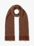 Celtic & Co. Donegal Rib Scarf, Rust
