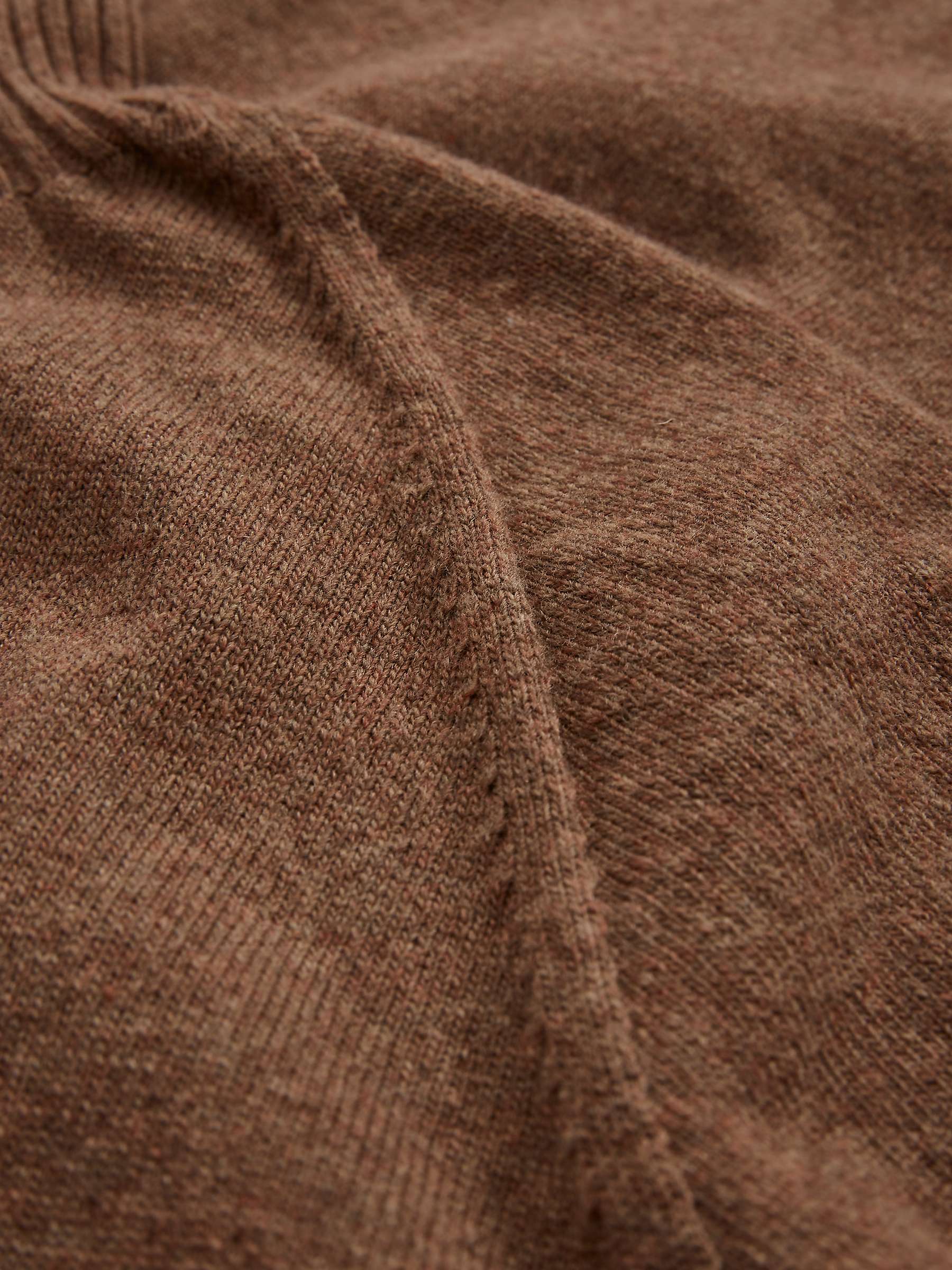 Buy Celtic & Co. Geelong Slouch Roll Neck Jumper, Rust Online at johnlewis.com