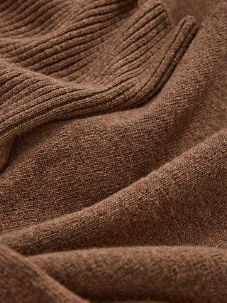 Celtic & Co. Geelong Slouch Roll Neck Jumper, Rust