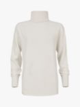 Celtic & Co. Geelong Slouch Roll Neck Jumper, Winter White