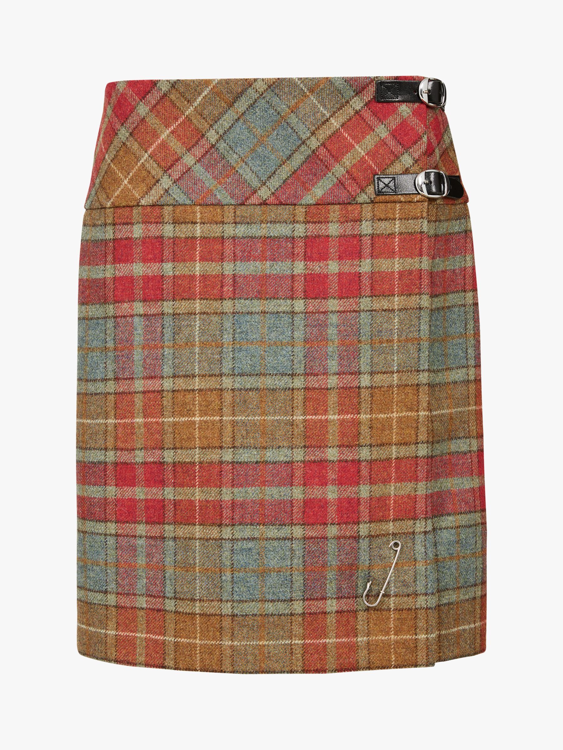 Celtic & Co. The Celt Wool Kilt Skirt, Autumn Tartan, 8
