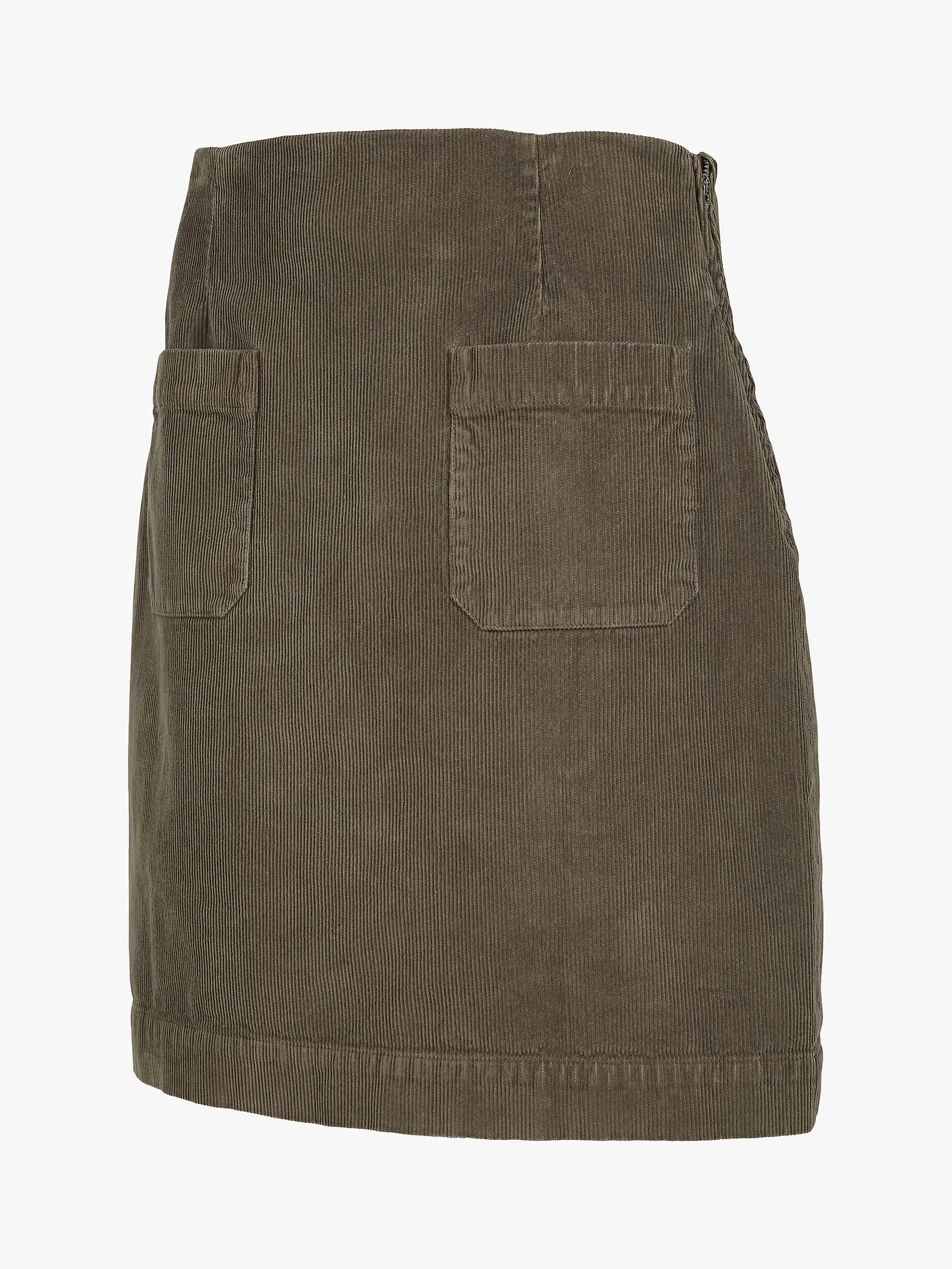 Buy Celtic & Co. Cotton Corduroy Knee Length Skirt, Mushroom Online at johnlewis.com