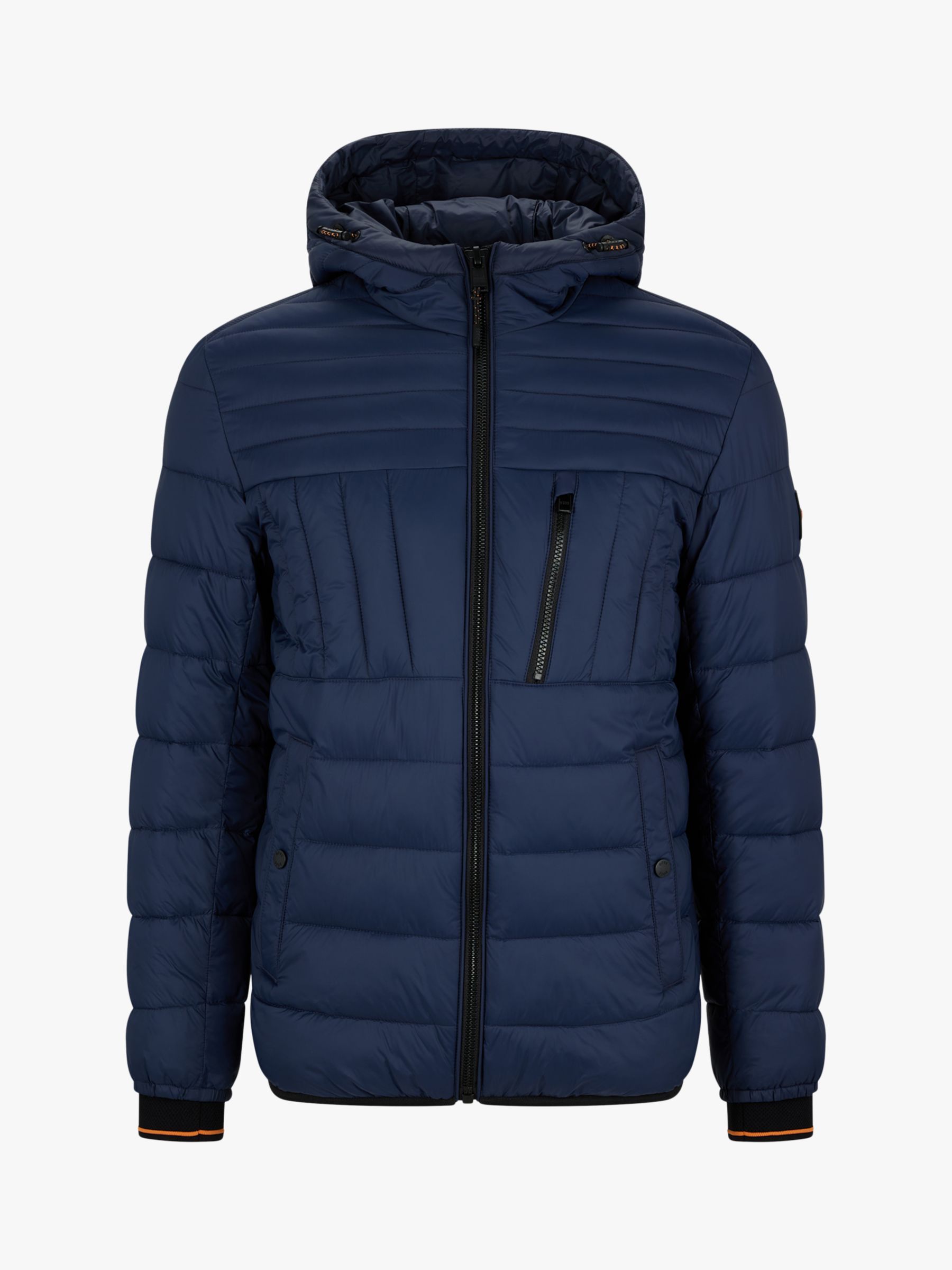 BOSS Olipsis Puffer Jacket, Dark Blue at John Lewis & Partners