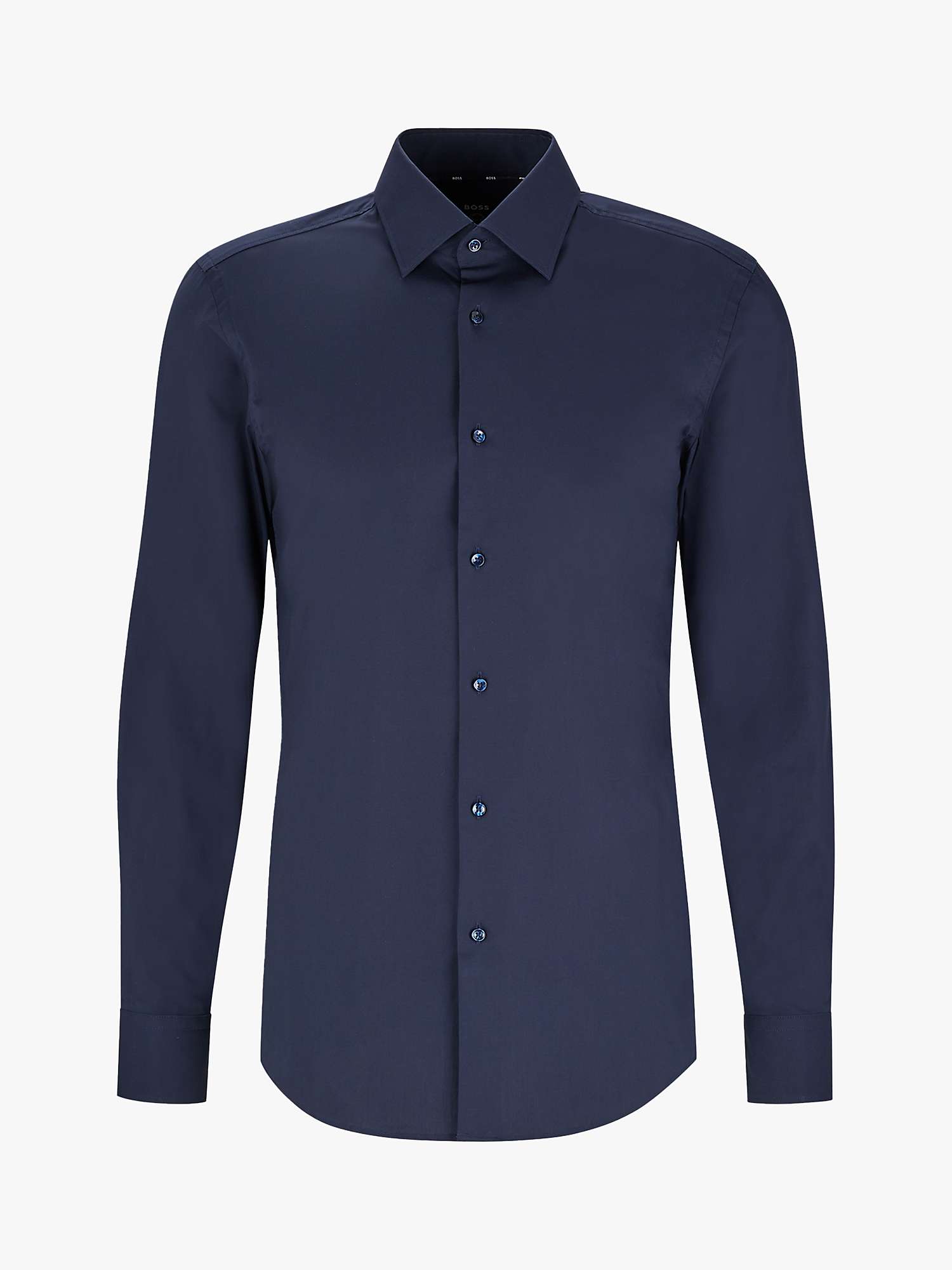 Buy HUGO Hank Kent Collar Long Sleeve Shirt Online at johnlewis.com
