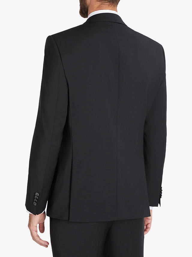 BOSS Huge Virgin Wool Slim Fit Suit Jacket, Black
