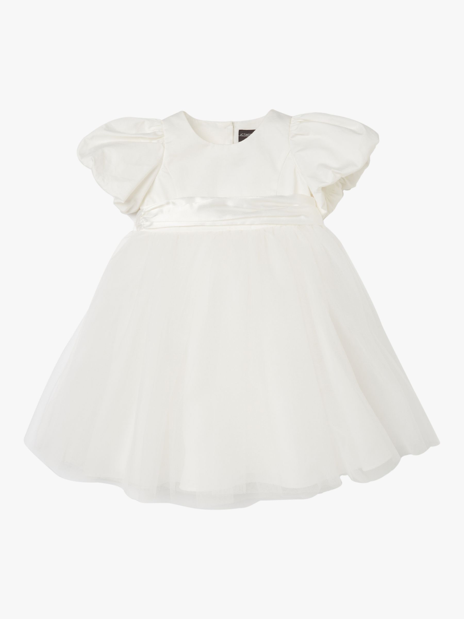 Angel & Rocket Baby Celine Taffeta Bridesmaid Dress, Ivory, 3-6 months