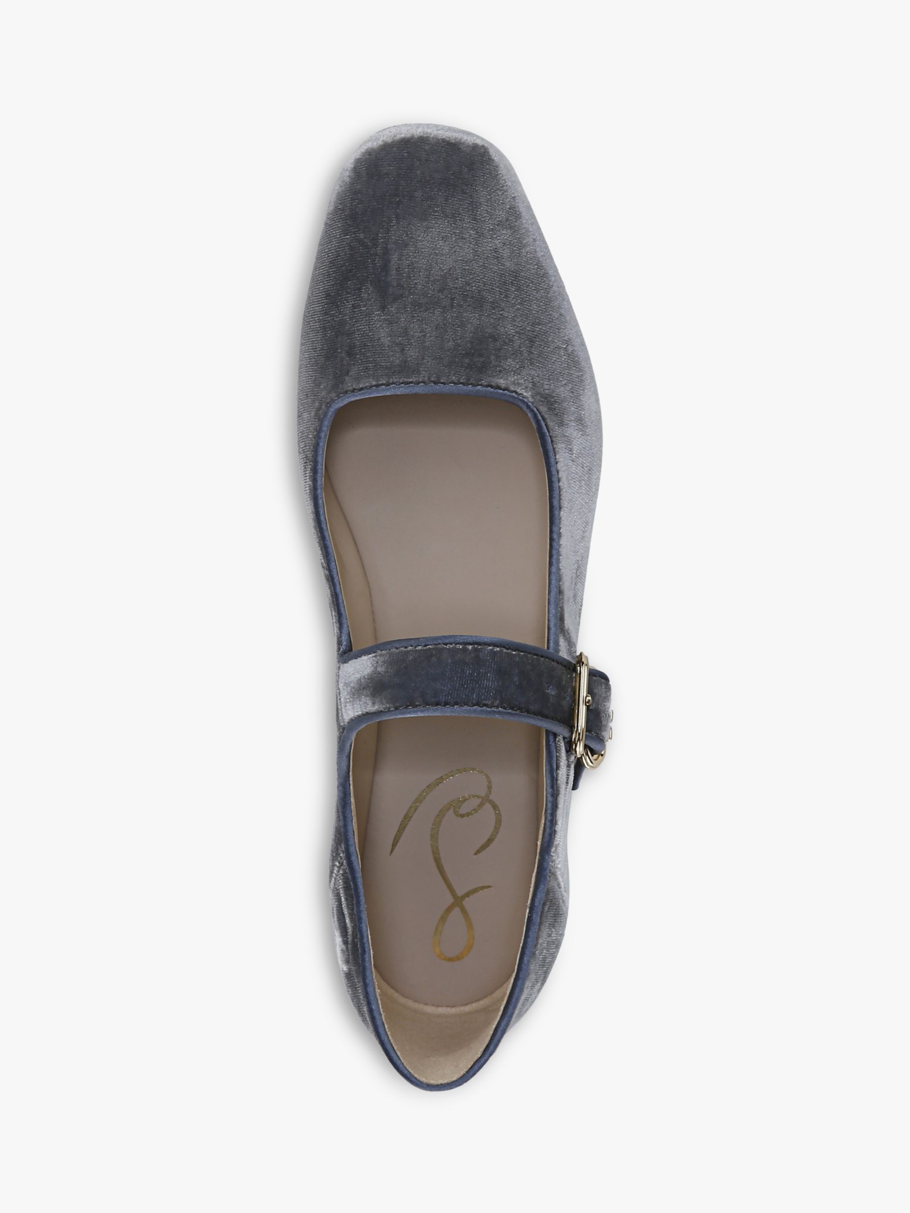 Sam Edelman Michaela Mary Jane Shoes, Smokey Blue at John Lewis & Partners