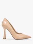 Sam Edelman Antonia High Heel Court Shoes, Beige Blush Patent
