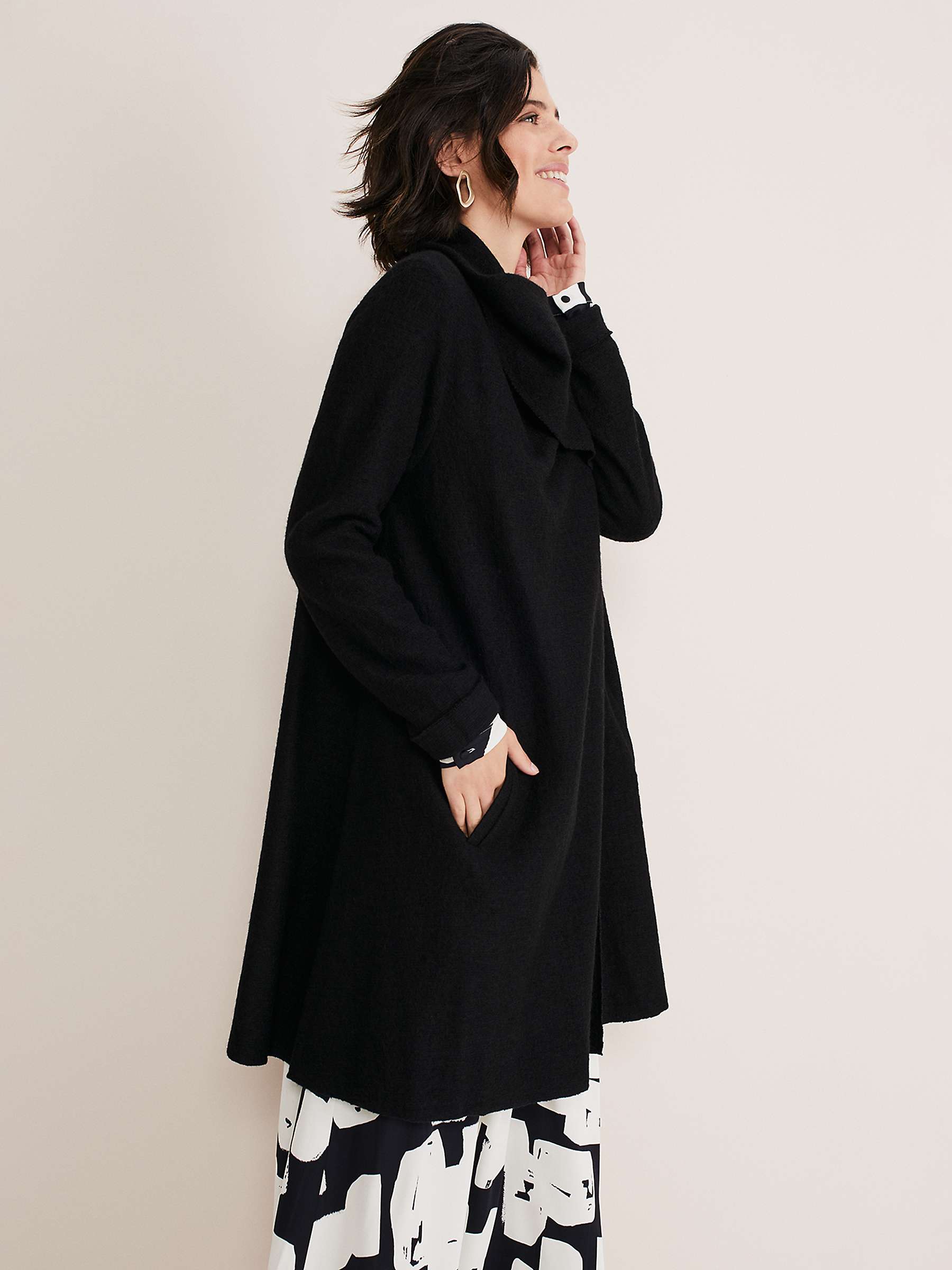 Buy Phase Eight Bellona Wool Blend Knit Coat Online at johnlewis.com