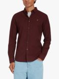 Farah Steen Slim Fit Organic Cotton Oxford Shirt, 626 Farah Red