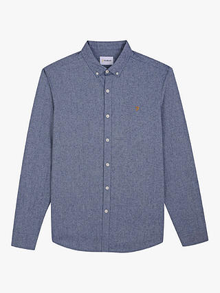 Farah Steen Slim Fit Organic Cotton Oxford Shirt, 985 Bb Blue Bell