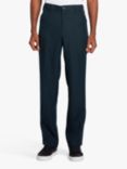 Farah Ladbroke Hopsack Straight Fit Trousers, 412 True Navy