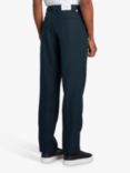 Farah Ladbroke Hopsack Straight Fit Trousers, 412 True Navy