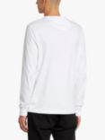Farah Worthington Regular Fit Long Sleeve Organic Cotton T-Shirt, 104 White