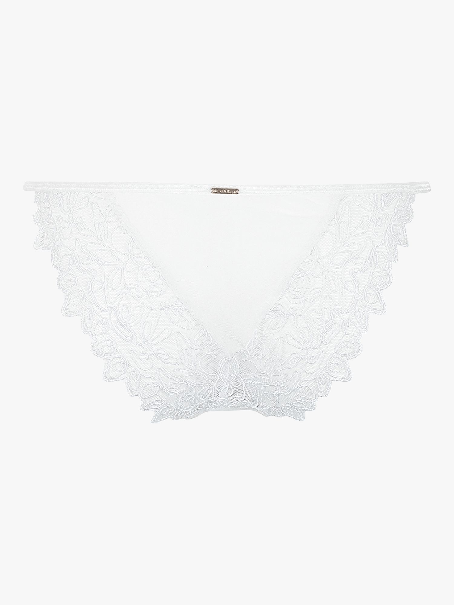 Bluebella Audrey Knickers, White, 8