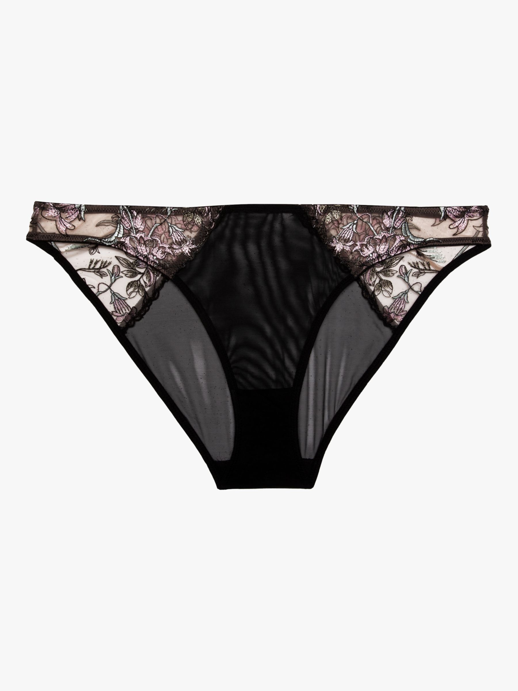 Playful Promises Mayla Floral Embroidered Knickers at John Lewis & Partners