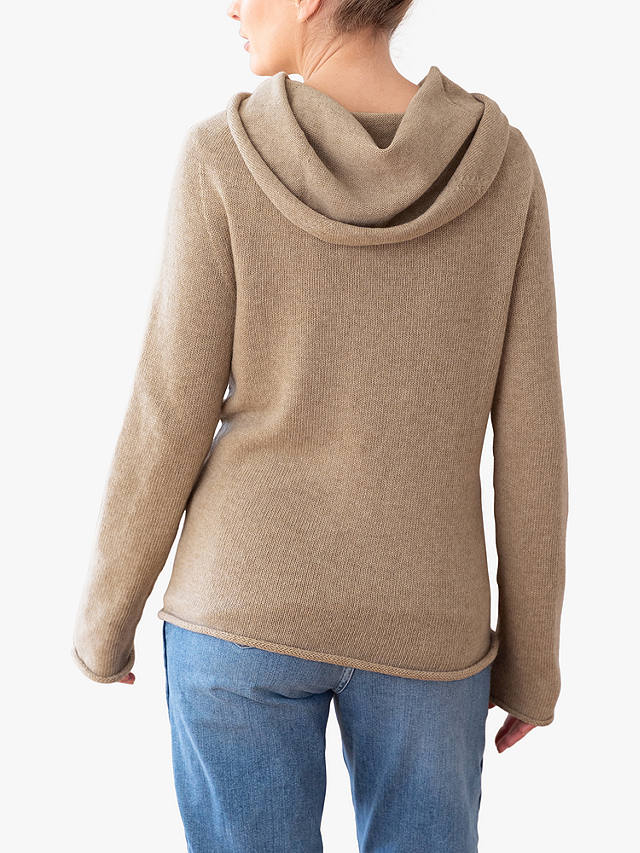 Celtic & Co. Collared Slouch Jumper, Camel