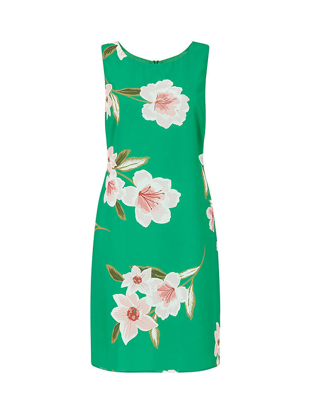Yumi Floral Print Sleeveless Shift Dress, Green