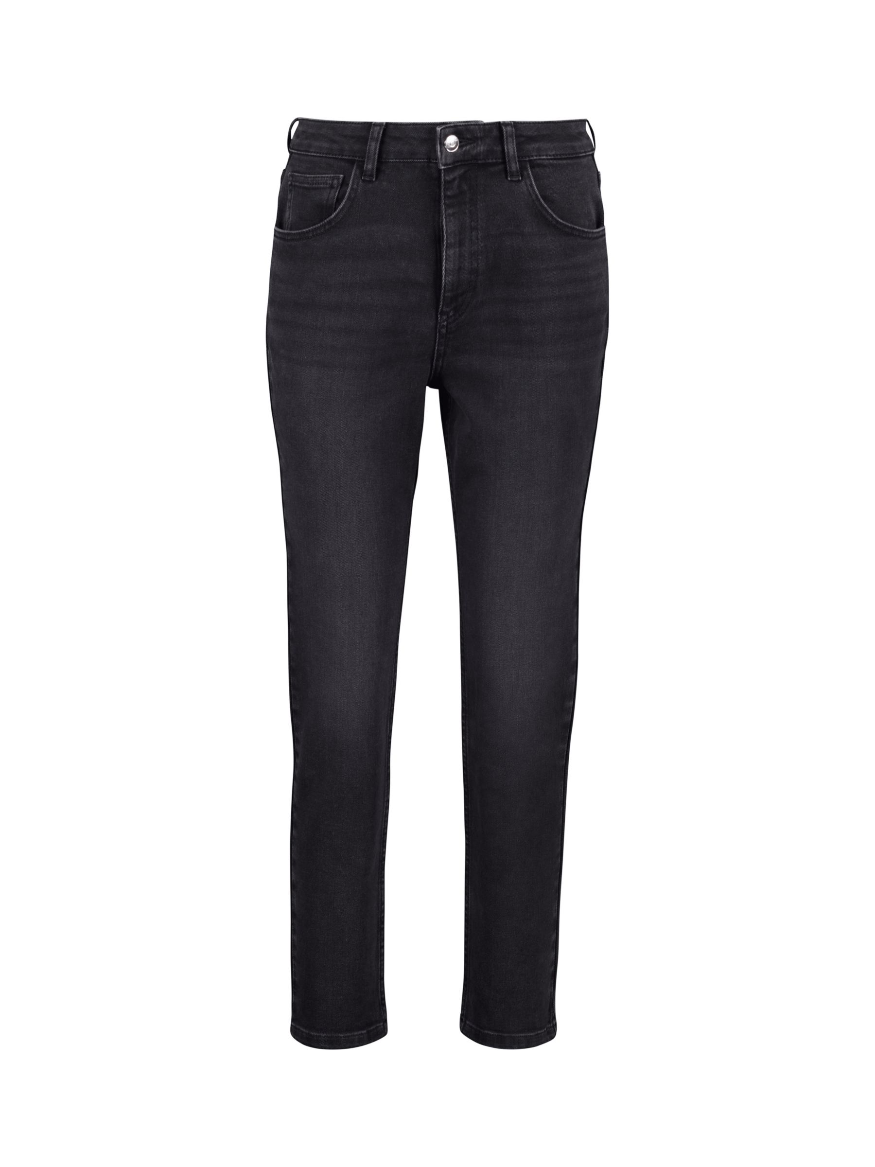 Baukjen Organic Slim Leg Jeans, Washed Black, 6