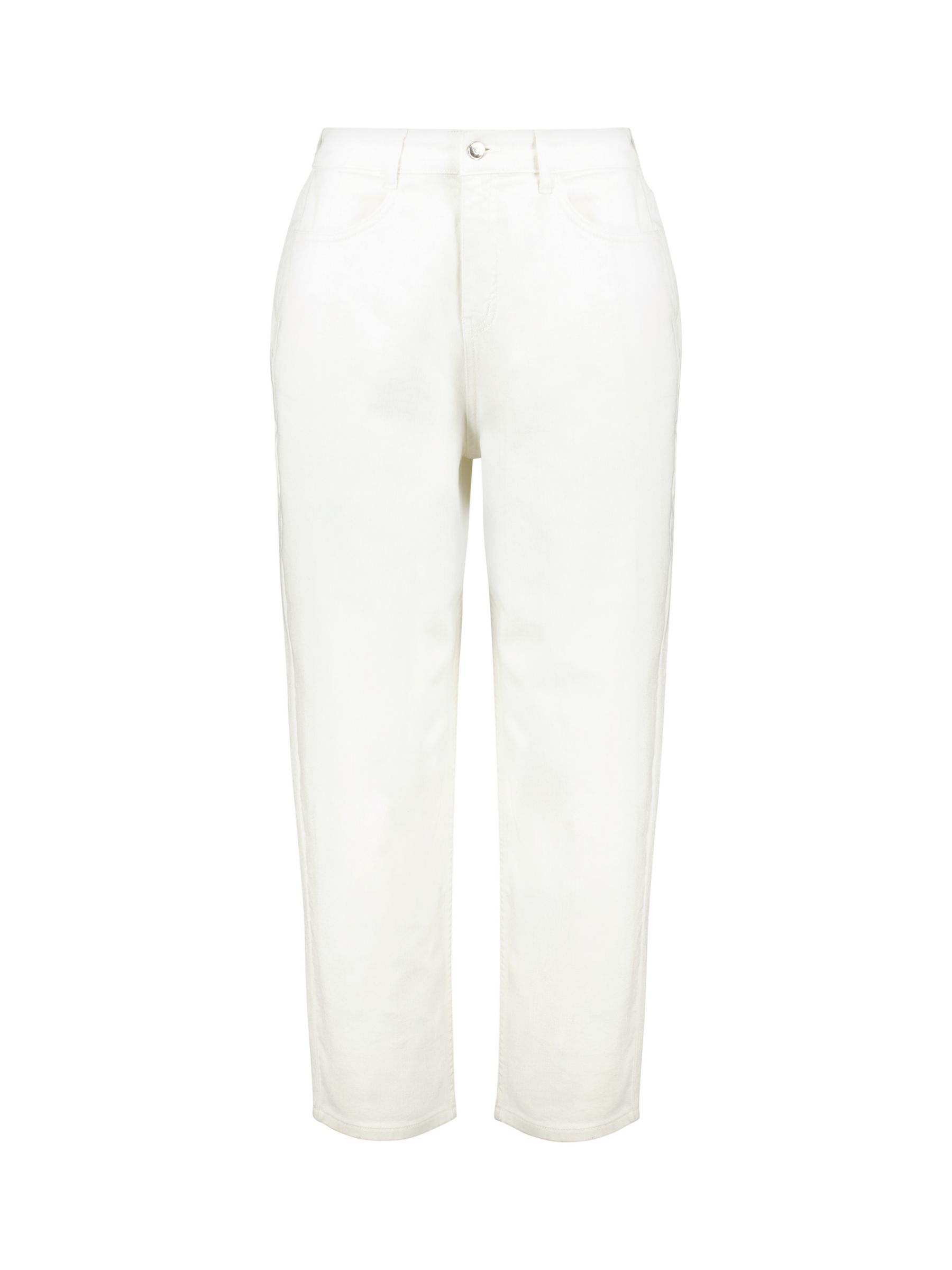 Baukjen Organic Barrell Leg Jeans, Soft White, 6