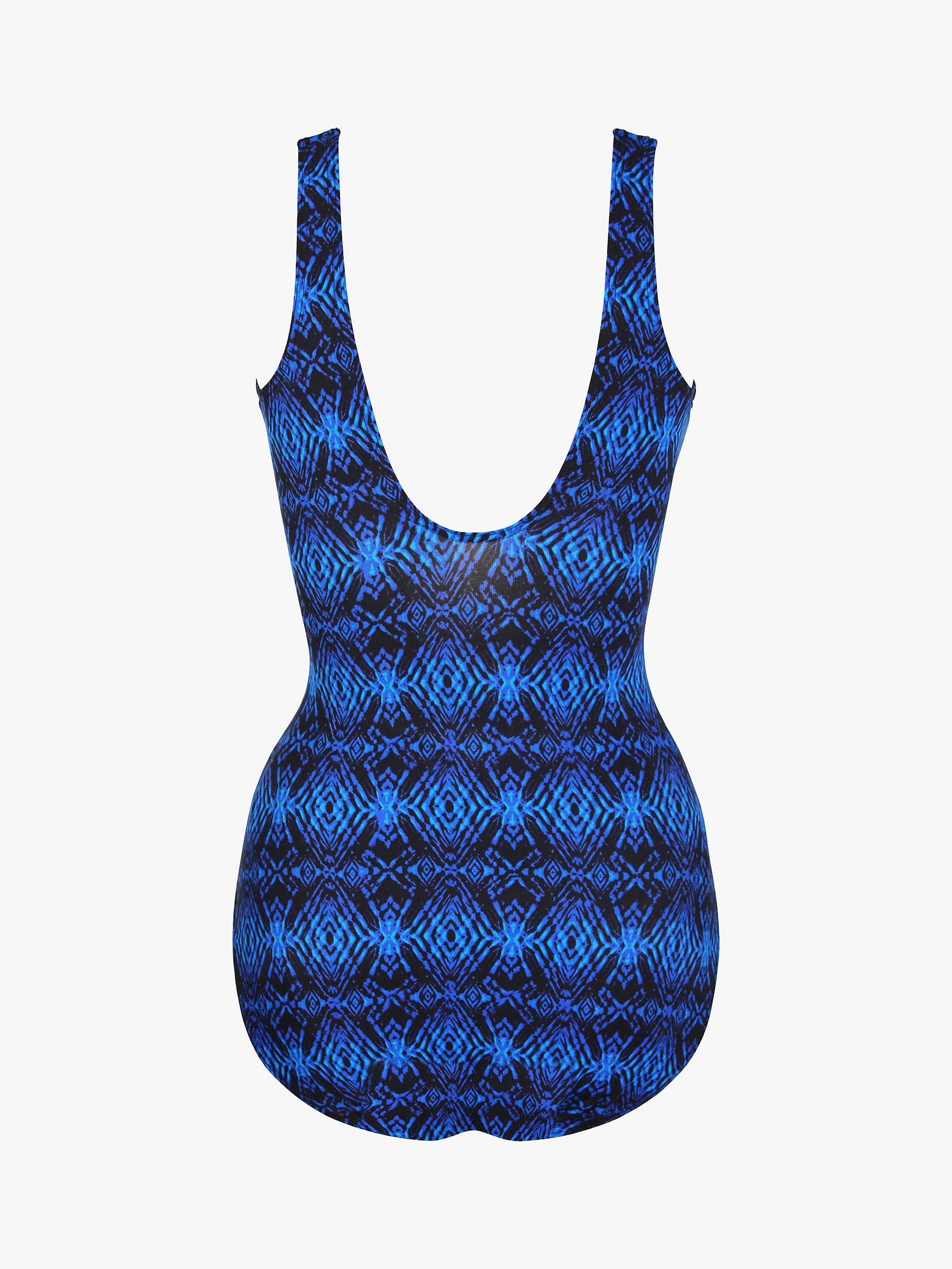 Miraclesuit Ocean Ombre Wrap Swimsuit, Blue/Multi at John Lewis & Partners