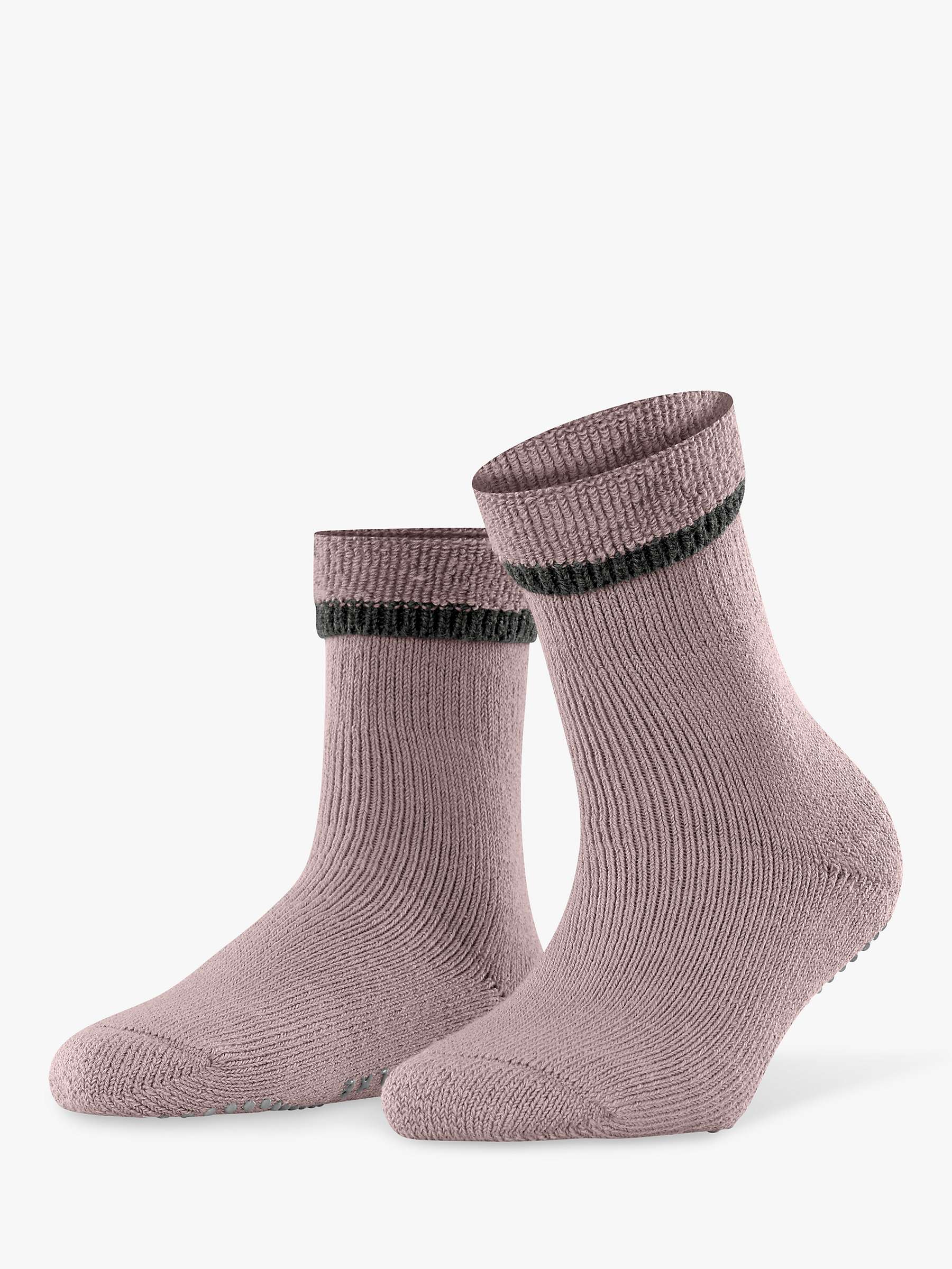 FALKE Non Slip Cuddle Pads Ankle Socks, Rosewood at John Lewis & Partners