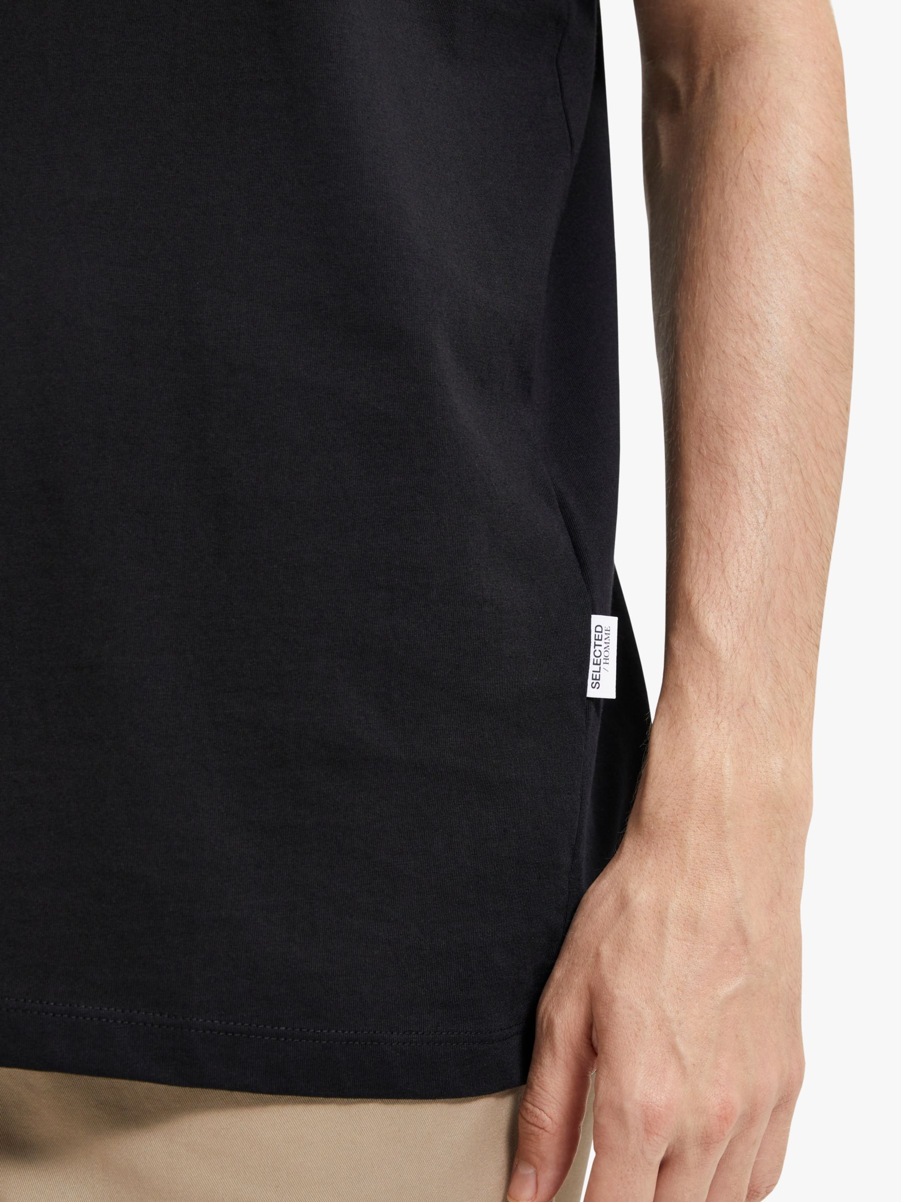 Buy SELECTED HOMME Organic Cotton T-Shirt Online at johnlewis.com