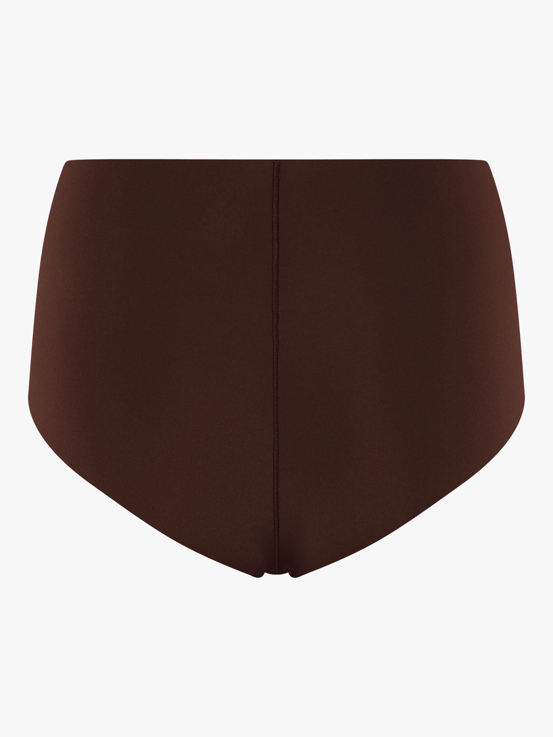 Girlfriend Collective High Rise Plain Sports Knickers, Espresso, XS