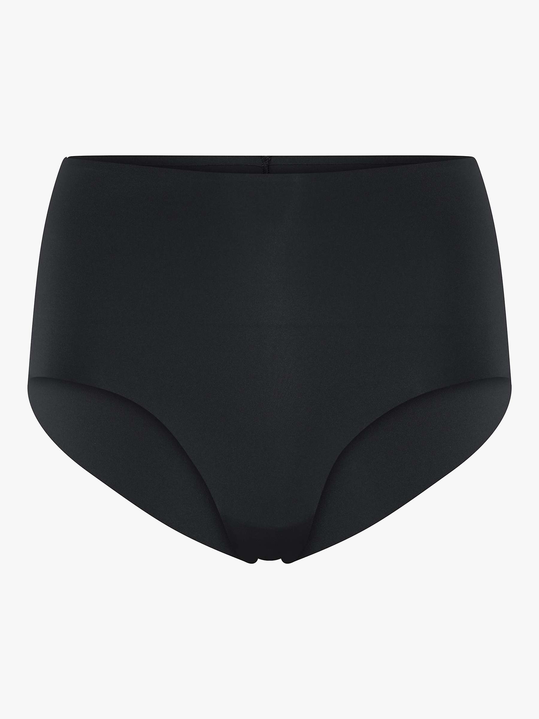 Girlfriend Collective High Rise Plain Sports Knickers, Black at John Lewis  & Partners
