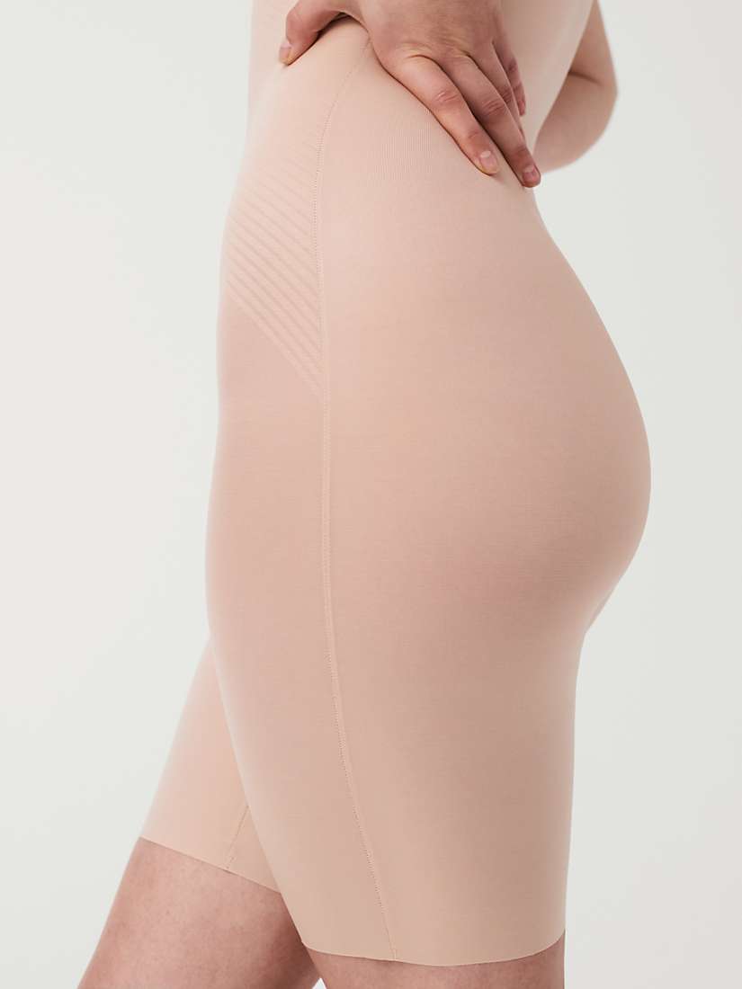 Buy Spanx Thinstincts 2.0 Open-Bust Mid-Thigh Bodysuit, Champagne Beige Online at johnlewis.com