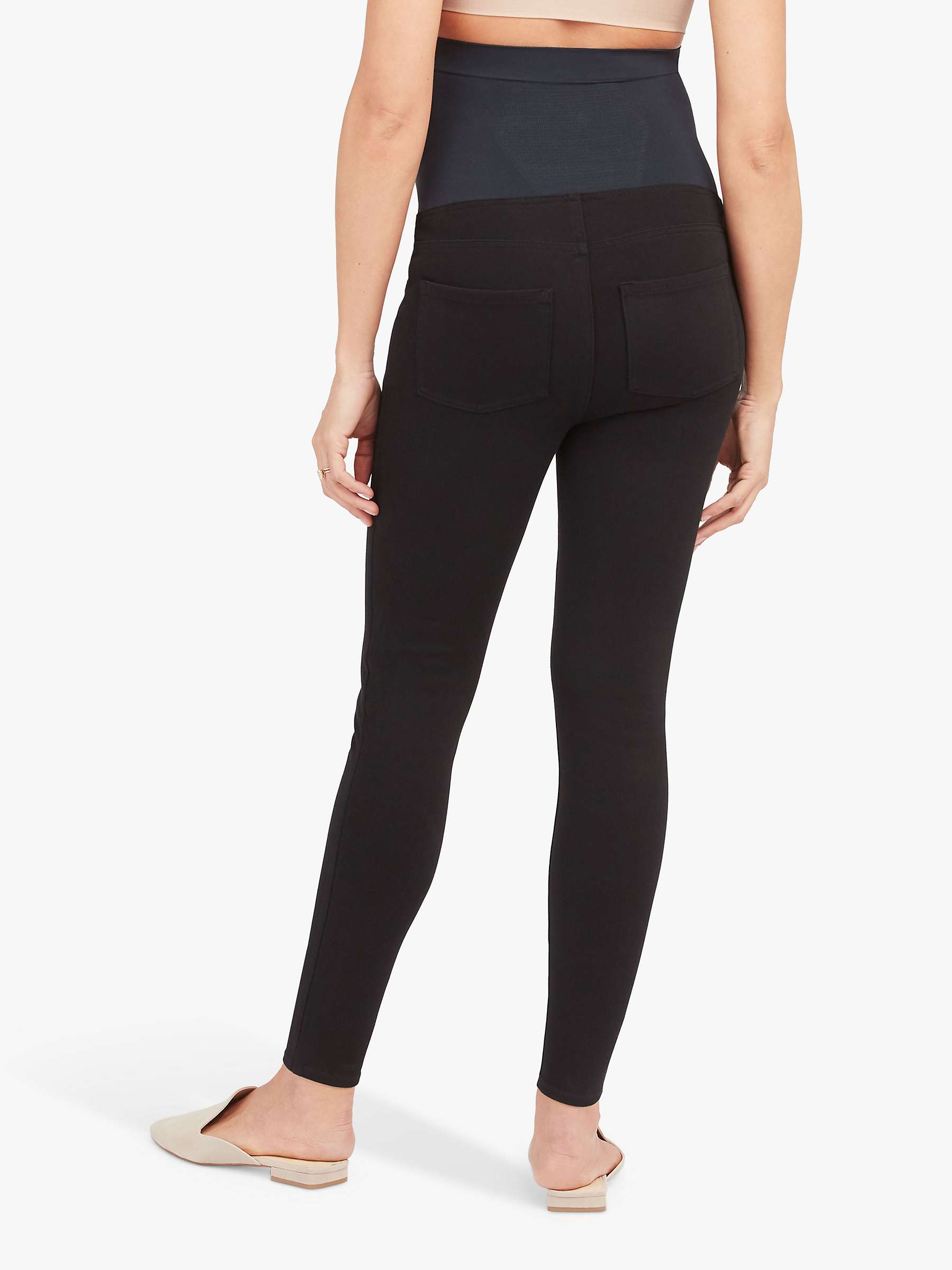 Buy Spanx Mama Maternity Jeans, Black Online at johnlewis.com
