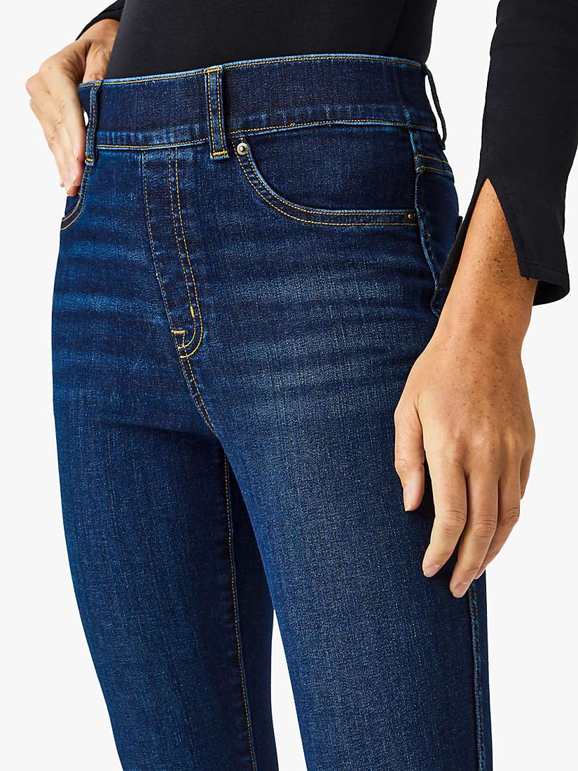 Spanx Ankle Skinny Jeans, Midnight Shade at John Lewis & Partners