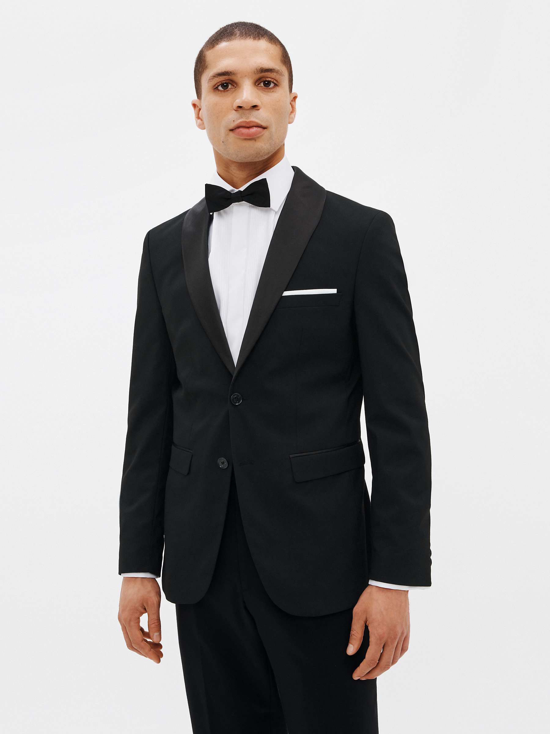 SELECTED HOMME Recycled Polyester Tux Dinner Jacket, Black at John ...