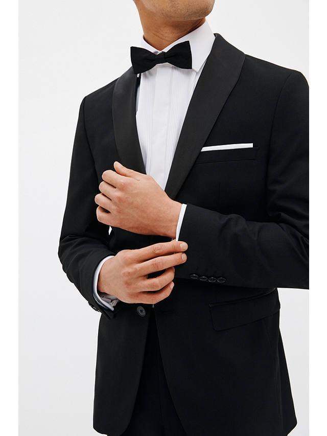 SELECTED HOMME Recycled Polyester Tux Dinner Jacket, Black