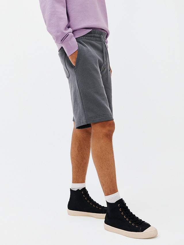 John Lewis ANYDAY Casual Sweat Shorts, Midnight Grey