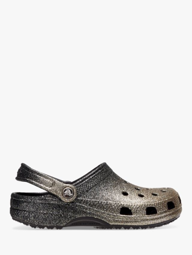 Crocs cheap glitter black