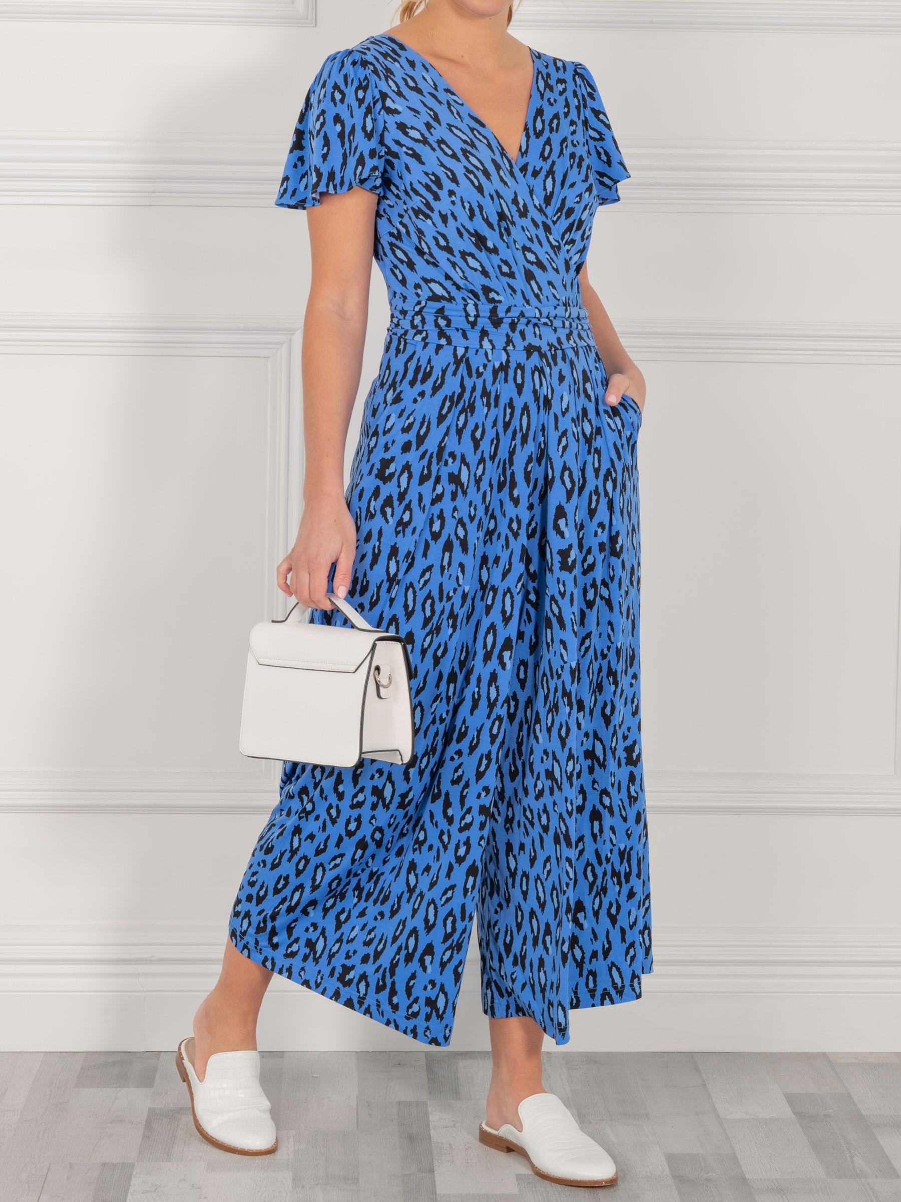 Jolie Moi Saphira Jersey Jumpsuit, Royal Polka – Jolie Moi Retail